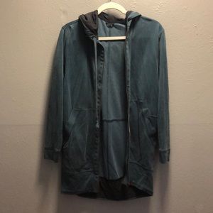Lululemon lab long zip up turquoise size 4